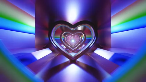 Love Parade Tunnel Animation Loop Stock Footage 301318115