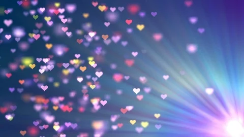 Love Particles of Light, Loop Ready Stock Footage 83347141