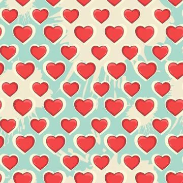 Love pattern Stock Illustration