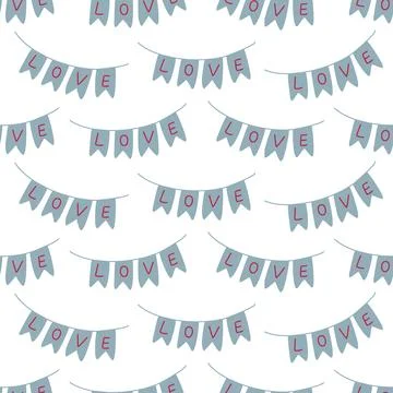 Love pattern Stock Illustration