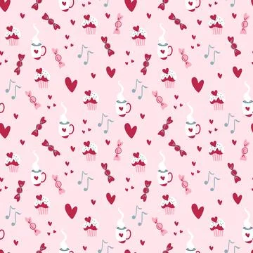 Love pattern Stock Illustration