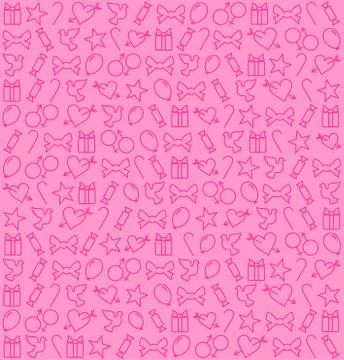 Love Pattern Texture Stock Illustration