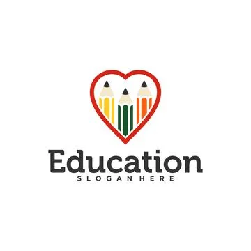 Love Pencil logo vector template, Creative Pencil design concepts illustrat.. 库存插图