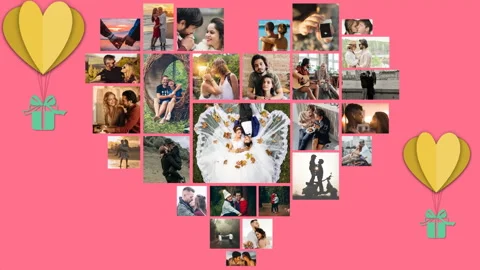 Love Photo Slide Show Wedding Stock After Effects