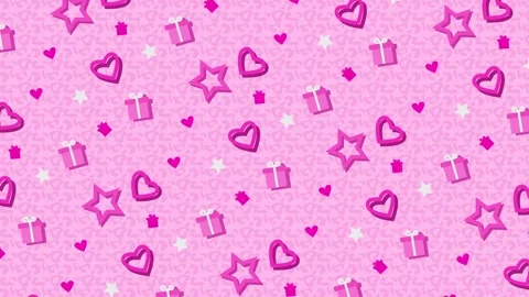 Love Pink Patterns Video stock 246708447