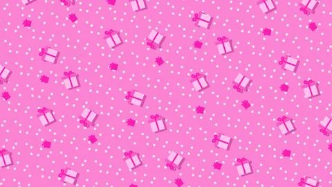 Love Pink Patterns Stock Illustration