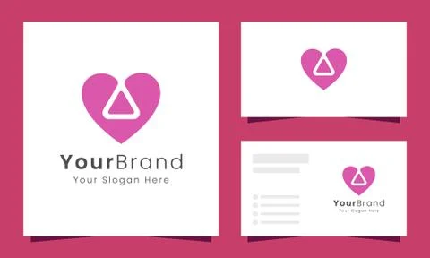 Love Play logo design concept Stock Illustration
