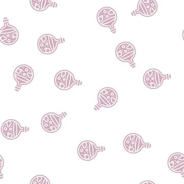 Love potion glyph seamless pattern Stock Illustration