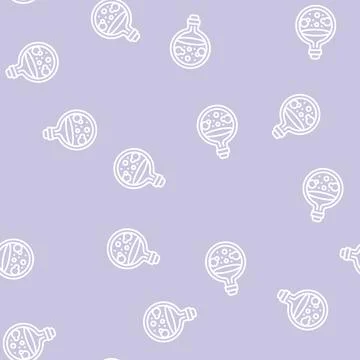 Love potion line seamless pattern Stock Illustration