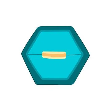 Love proposal ring box cartoon vector illustration Stock Illustration