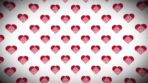 Love QR Code loop background Stock-Footage 47607569