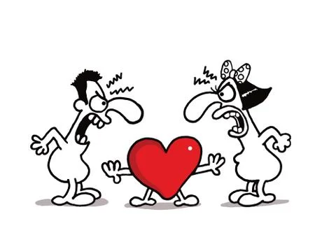 Love referee Stock Illustration