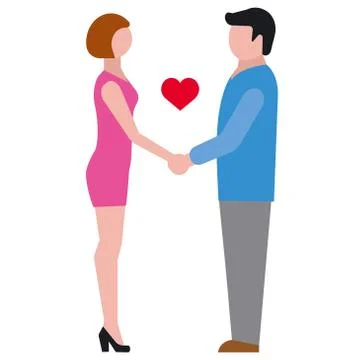 Love relationship icon Stock Illustration