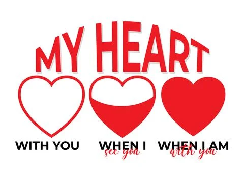 Love Relationship Vector Quote Design Template. Stylish Text Design. Vector.. Stock Illustration