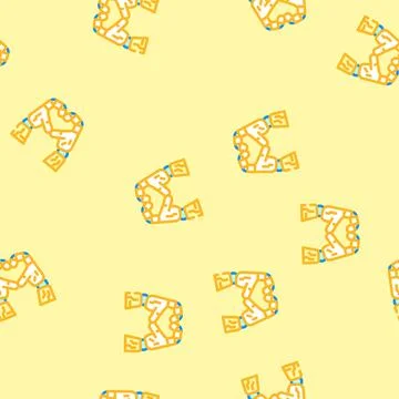 Love robot hand gesture vector seamless pattern Illustrazione stock