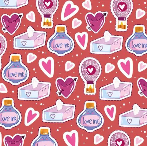 Love romantic cute Stock Illustration