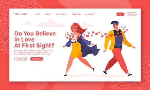 Love, romantic theme Stock Illustration