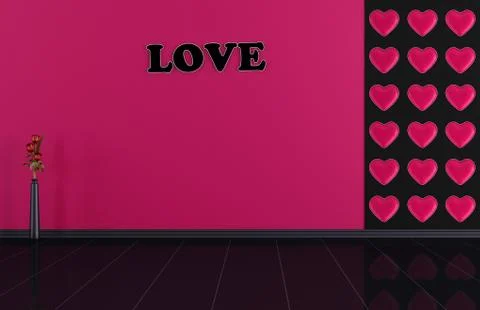 Love room Stock Illustration