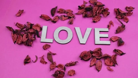 Love rose background Stock Footage 262566592