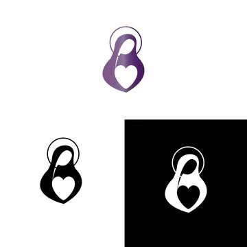 Love saint icon Stock Illustration