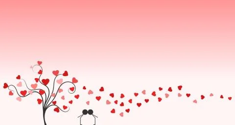 Love Scene Stock Illustration