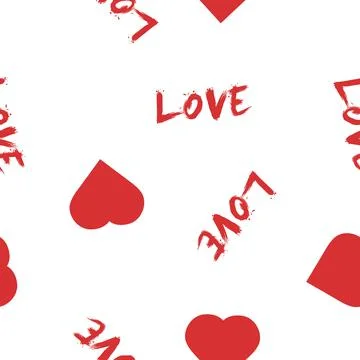 Love Seamles Pattern. Stock Illustration
