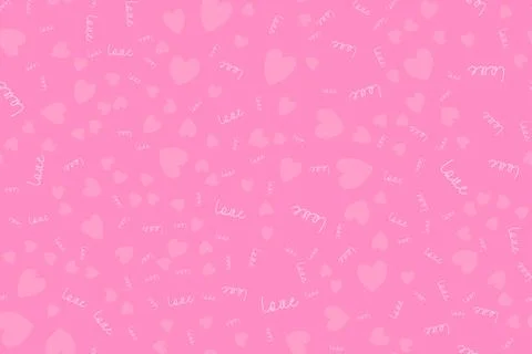 Love seamless pattern background with hearts. Vector Illustration Stock Illustration