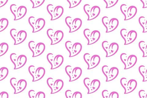 Love seamless pattern background template Stock Illustration