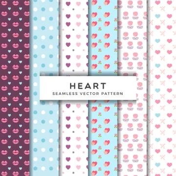 Love Seamless Vector Pattern Stock Illustration