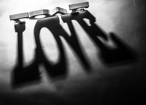 Love in the Shadows Stock Photos