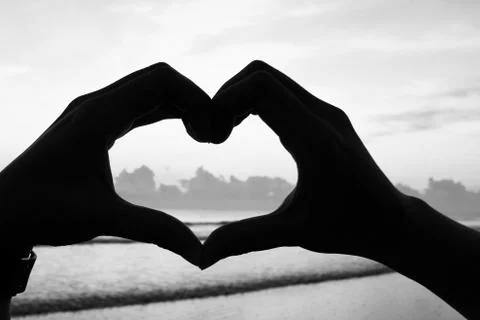 Love shape Stock Photos