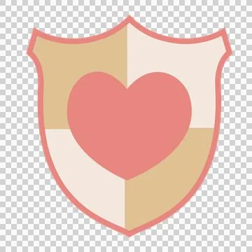 Love shield 3 스톡 일러스트
