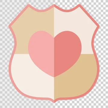 Love shield 6 스톡 일러스트