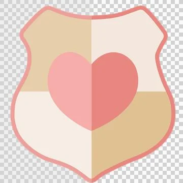 Love shield 7 Stock Illustration