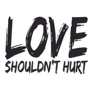 Love shouldnt hurt Stock Illustration