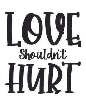 Love Shouldn't Hurt Stock Illustration