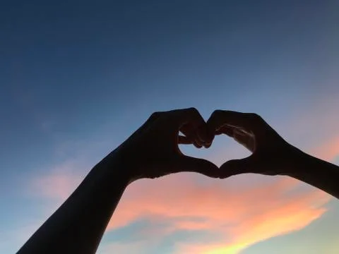 Love is in the sky Stock Photos