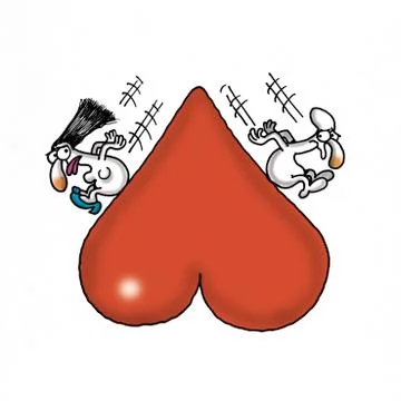 Love Slide Stock Illustration