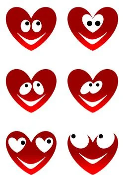 Love smiles 2 Stock Illustration
