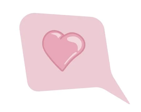 Love sms, love message vector. Cartoon flat illustration for Valentine s da.. Stock Illustration
