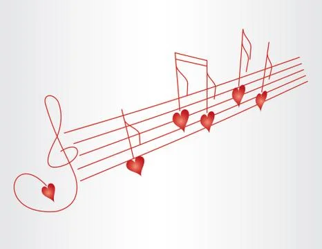 Love song Stock Illustration