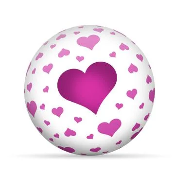 Love sphere Illustrazione stock