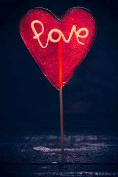 Love on the stick Stock Photos