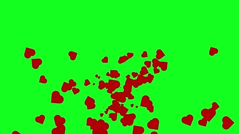 Love storm front direction-greenscreen Video stock 161690845