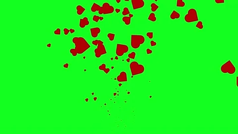Love storm-greenscreen Stock Footage 161691034