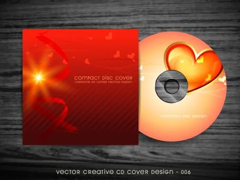 Love style cd design Stock-Illustration