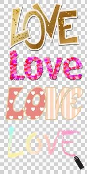 Love style hand draw Stock-Illustration