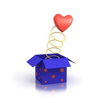 Love surprise Stock Illustration