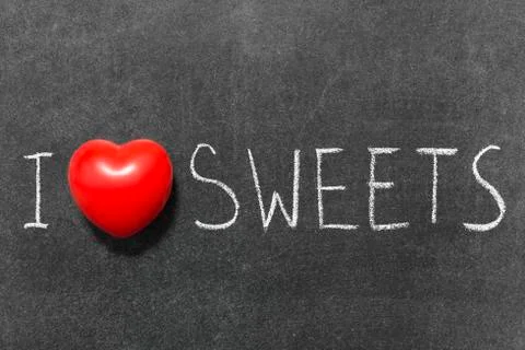Love sweets Stock Photos