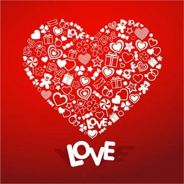 Love symbol Stock Illustration